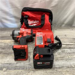 AS-IS Milwaukee FUEL 18V Lithium-Ion Brushless Cordless 1/2 in. Impact Wrench w/Friction Ring Kit