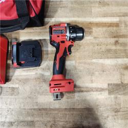 HOUSTON LOCATION - AS - IS Milwaukee 18V Lithium-Ion Brushless Cordless 1/2 in. Compact Drill/Driver with kit