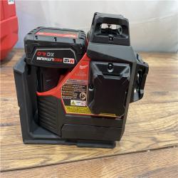 AS-IS Milwaukee-3632-21 M12 Green Beam Laser 360Â° 3-Plane Kit