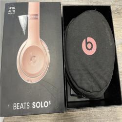 AS-IS Beats Solo3 Wireless On-Ear Headphones -Rose Gold