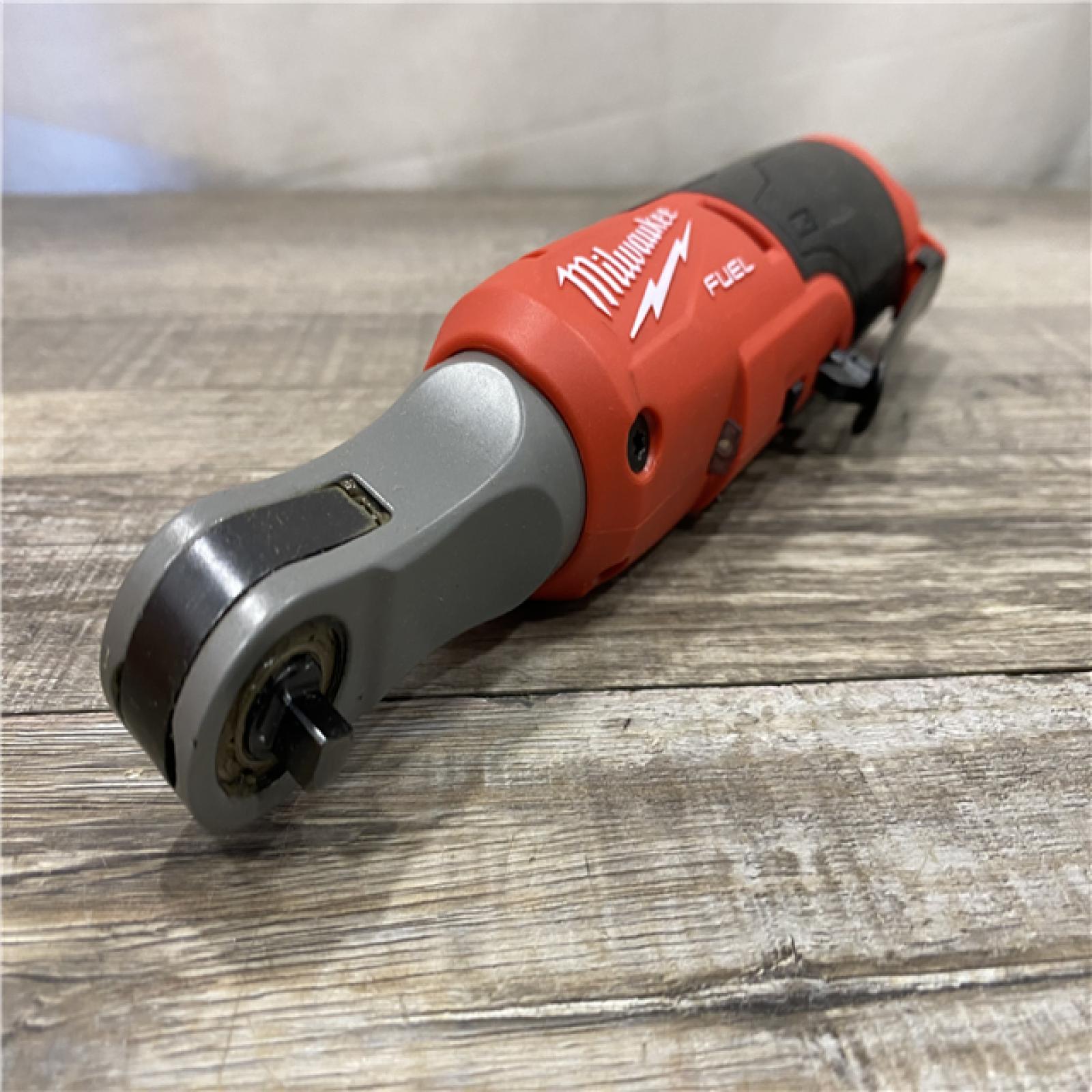 AS-IS Milwaukee FUEL 12V Lithium-Ion Brushless Cordless High Speed 1/4 in. Ratchet (Tool-Only)