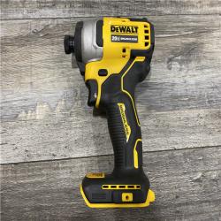 AS-IS DEWALT Atomic 20V Max Lithium-Ion Brushless Cordless Compact 1/4 in. Impact Driver Kit