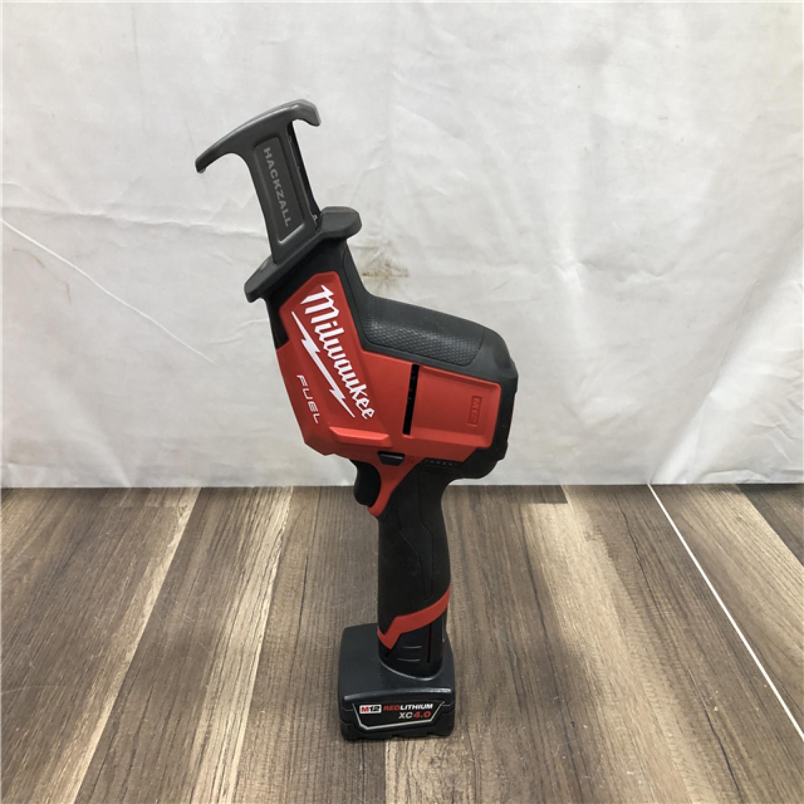 AS-IS Milwaukee  FUEL 12V Lithium-Ion Brushless Cordless HACKZALL Reciprocating Saw Kit