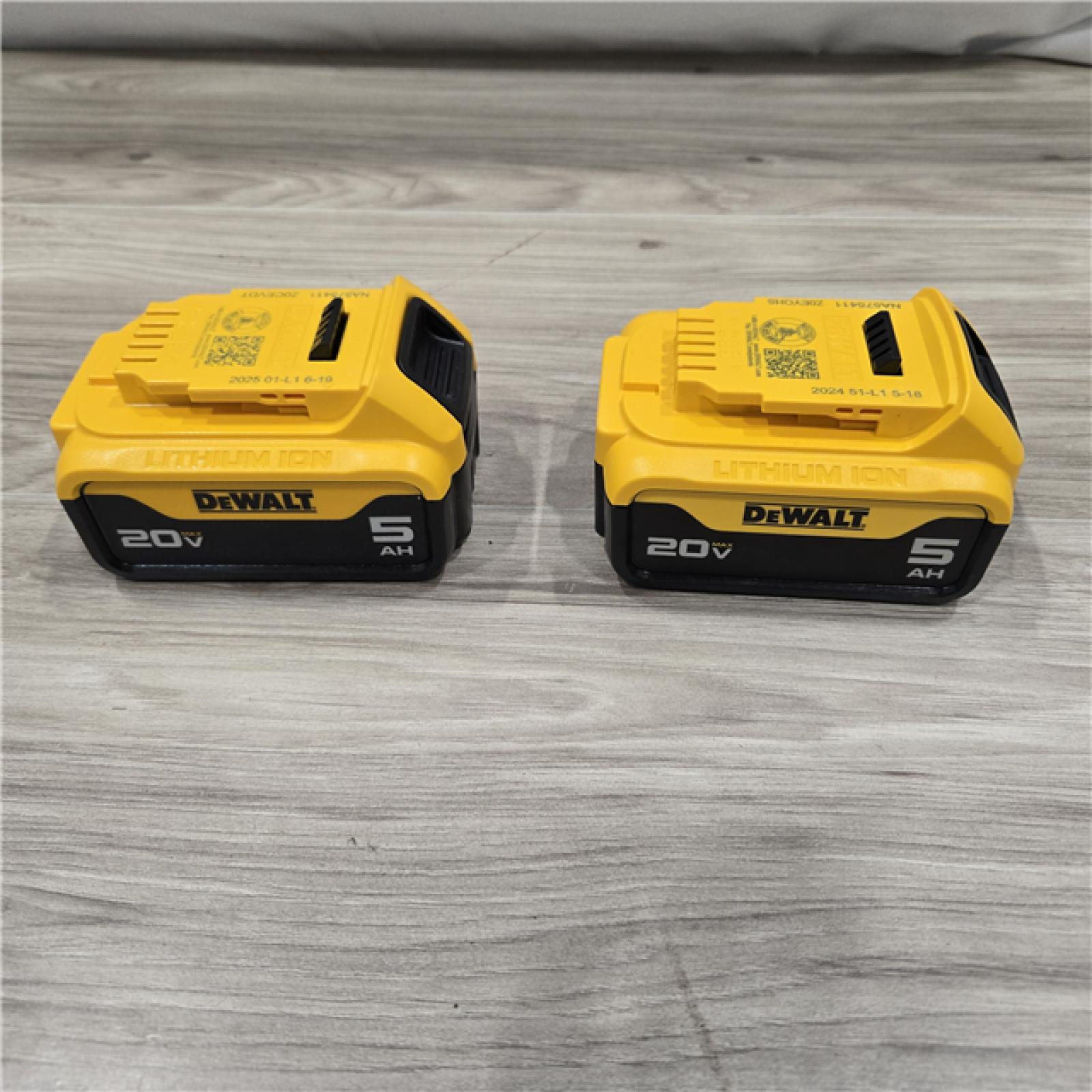 LIKE NEW! - Dewalt Premium Lithium-Ion 5.0Ah Battery (2-Pack)