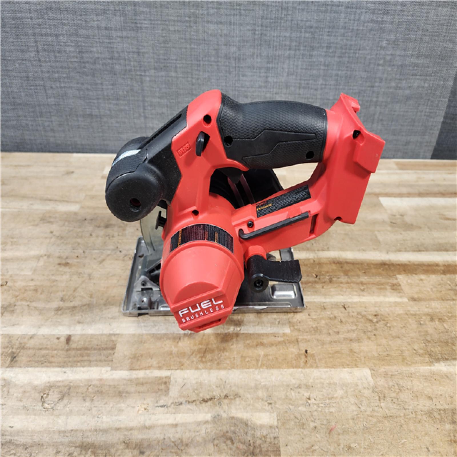 HOUSTON LOCATION - AS - IS Milwaukee  FUEL 18V Lithium-Ion Brushless Cordless Metal Cutting 5-3/8 in. Circular Saw (Tool-Only)