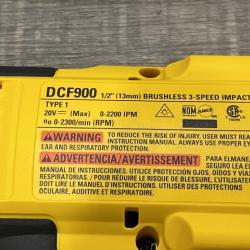 AS-IS DEWALT 20V MAX Lithium-Ion Cordless 1/2 in. Impact Wrench Kit