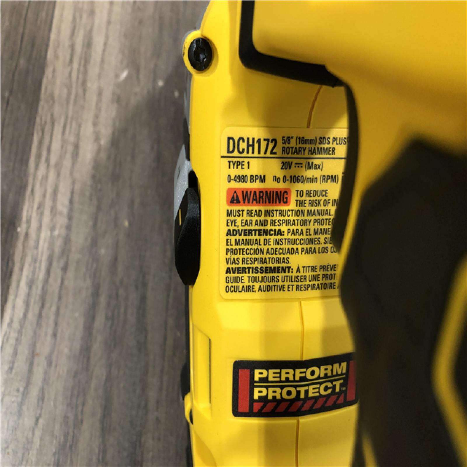 AS-IS DEWALT ATOMIC 20V MAX Cordless Brushless Ultra-Compact 5/8 in. SDS Plus Hammer Drill (Tool Only)