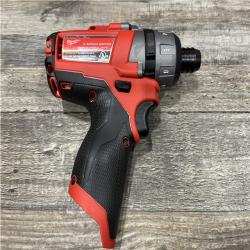 AS-IS Milwaukee FUEL 12-Volt Lithium-Ion Brushless Cordless 1/4 in. Hex 2-Speed Screwdriver Kit