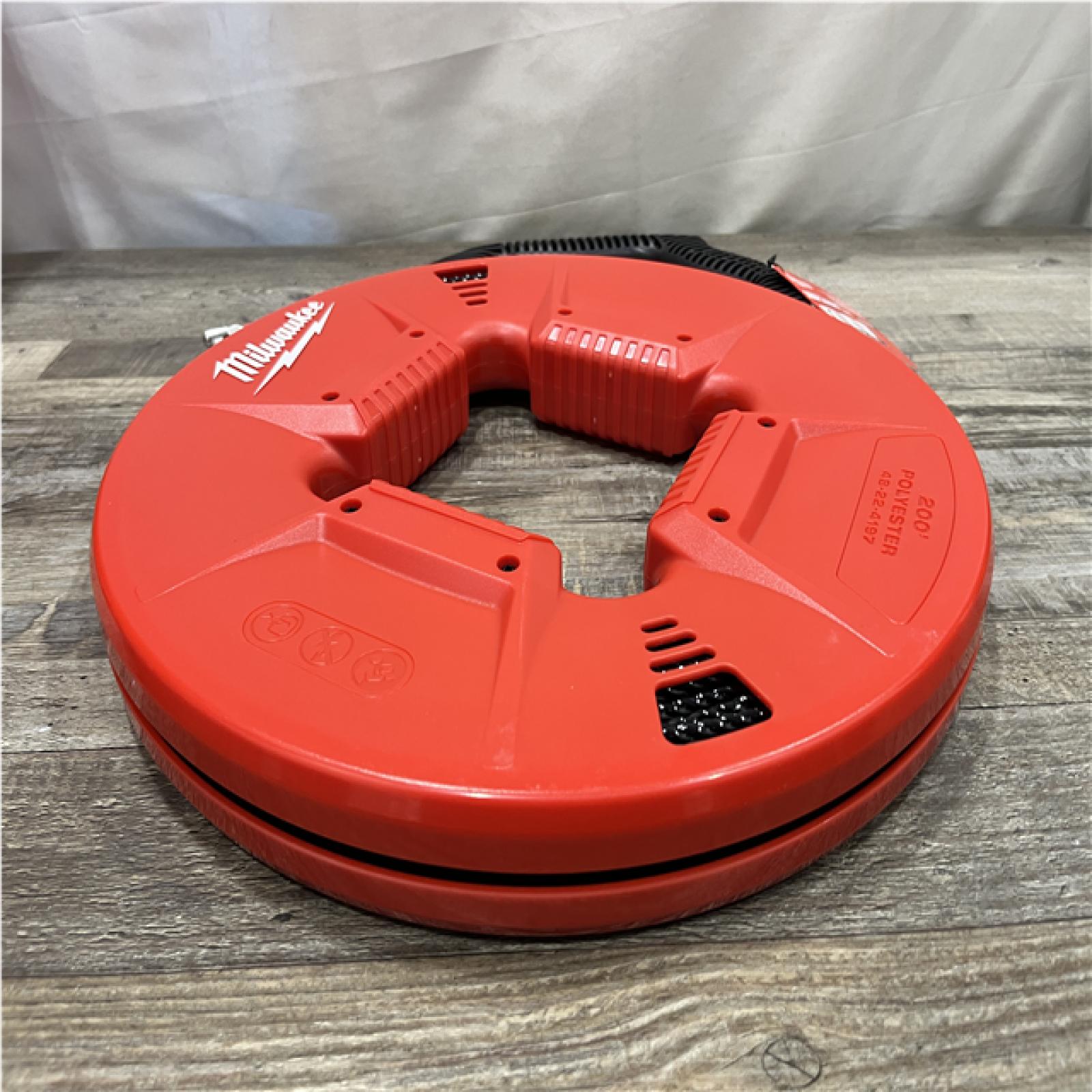 NEW - Milwaukee 200 ft. Polyester Fish Tape with Flexible Metal Leader