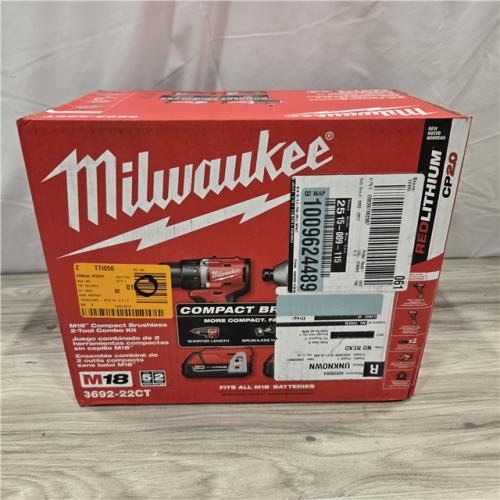 NEW! - Milwaukee M18 Compact 2-Tool Combo Kit
