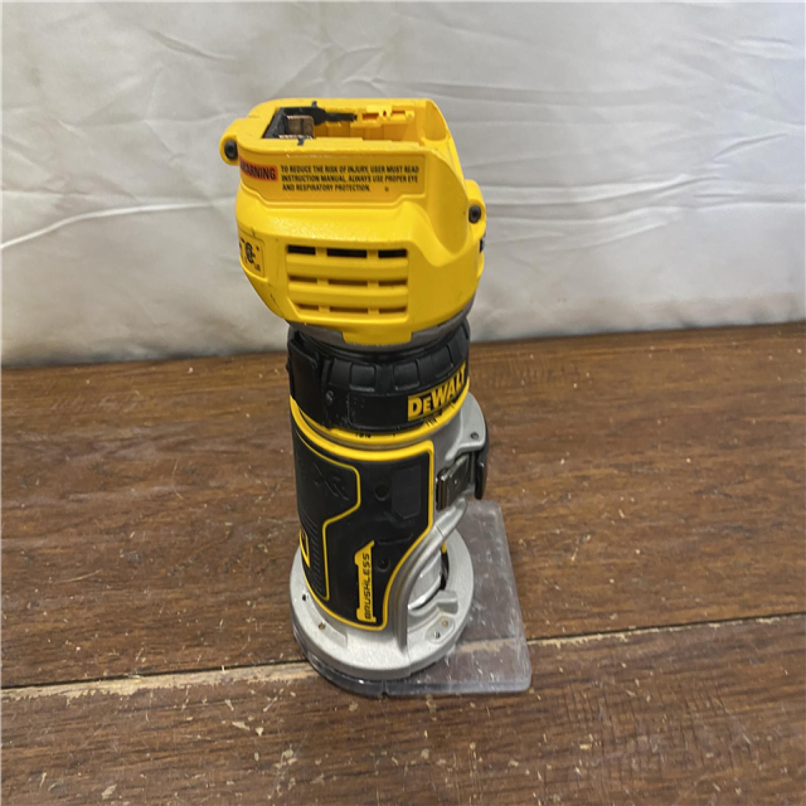 AS-IS Dewalt 20V MAX XR Brushless Cordless Compact Router (Tool Only)