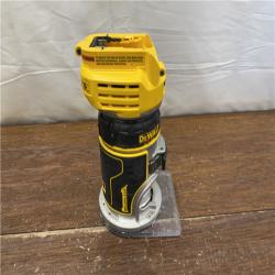 AS-IS Dewalt 20V MAX XR Brushless Cordless Compact Router (Tool Only)