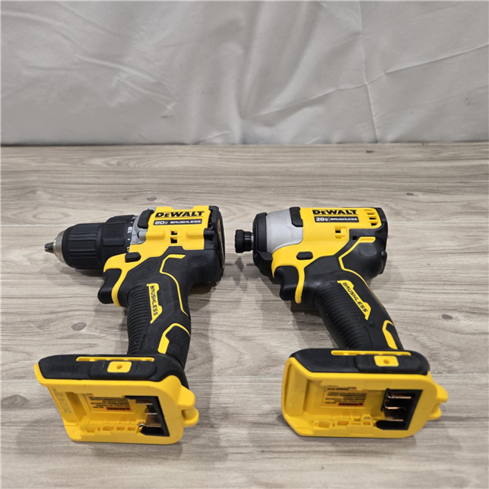 AS-IS Dewalt DCK225D2 20V MAX ATOMIC Compact Cordless Drill Driver and Impact Driver Combo Kit