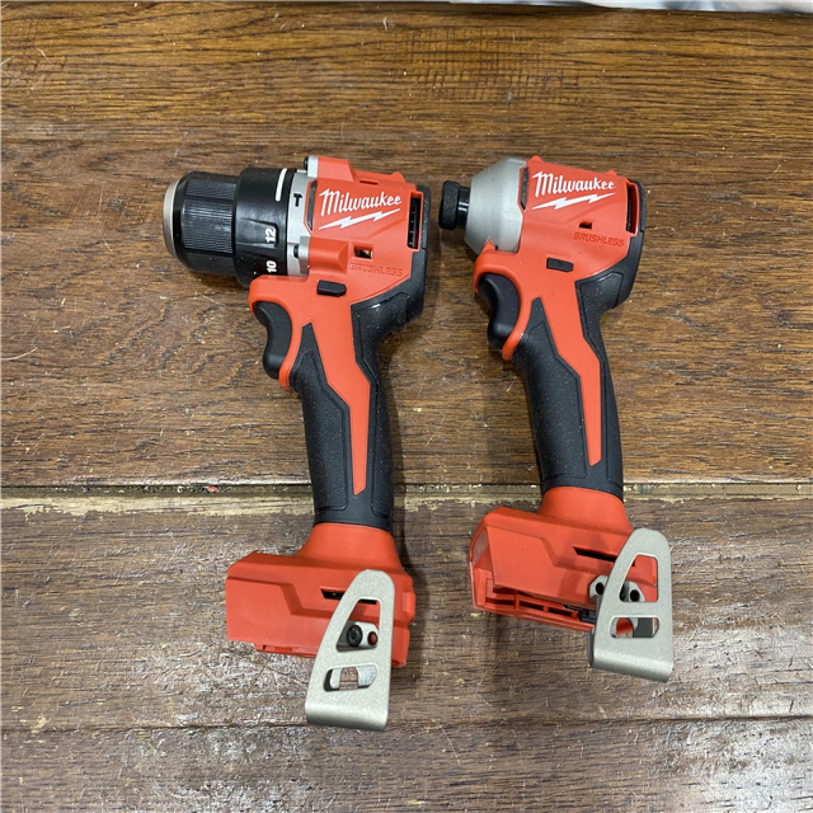 AS-IS Milwaukee M18 Compact Brushless 2-Tool Combo Kit