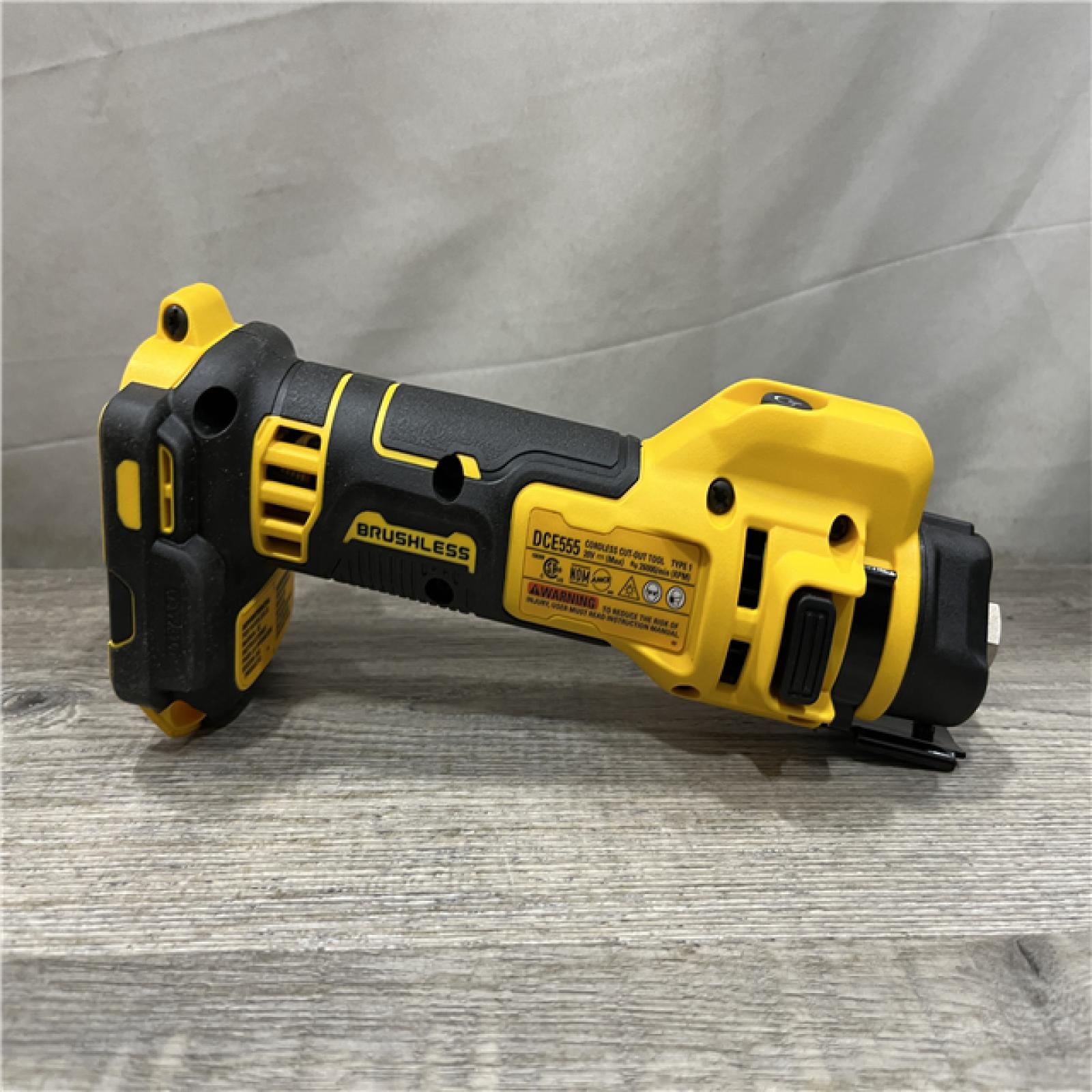 AS-IS DEWALT XR 20V Lithium-Ion Cordless Rotary Drywall Cut-Out Tool (Tool Only)