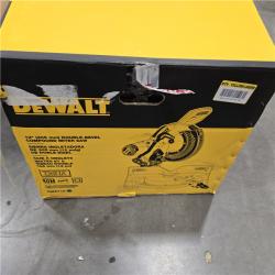 AS-IS DeWalt 15 Amp Corded 12 in. Compound Double Bevel Miter Saw