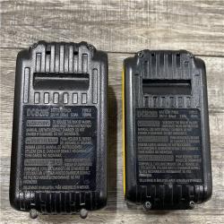 AS-IS DEWALT 20V MAX Lithium-Ion Battery Kit with 5.0Ah and 2.0Ah Battery and Charger