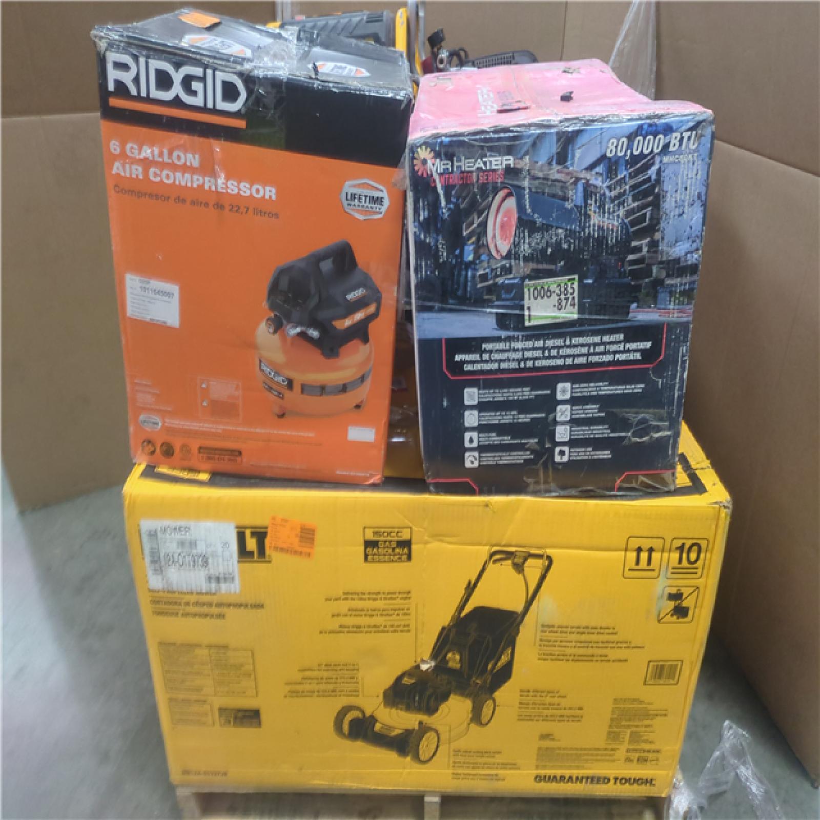 California AS-IS OUTDOOR POWER EQUIPMENT
