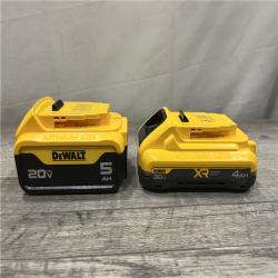 AS-IS DEWALT 20V MAX Lithium-Ion Starter Kit with 4.0 Ah and 5.0 Ah Batteries and Charger