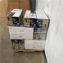 Houston Location AS IS - Home Improvement Pallet Hampton Bay 52 inch Ceiling Fan