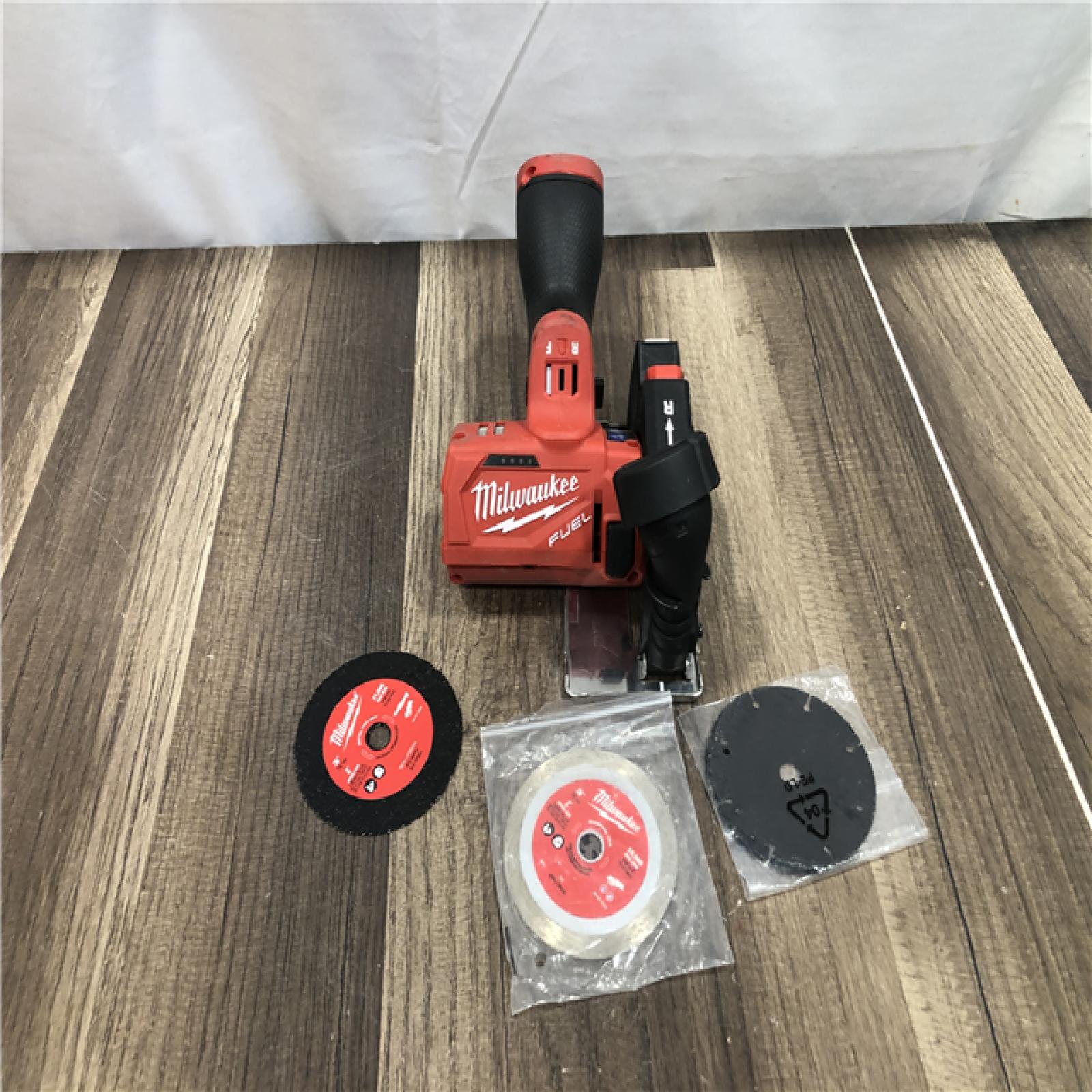 AS-IS Milwaukee FUEL 12V Lithium-Ion Brushless Cordless 3 in. Cut Off Saw (Tool-Only)
