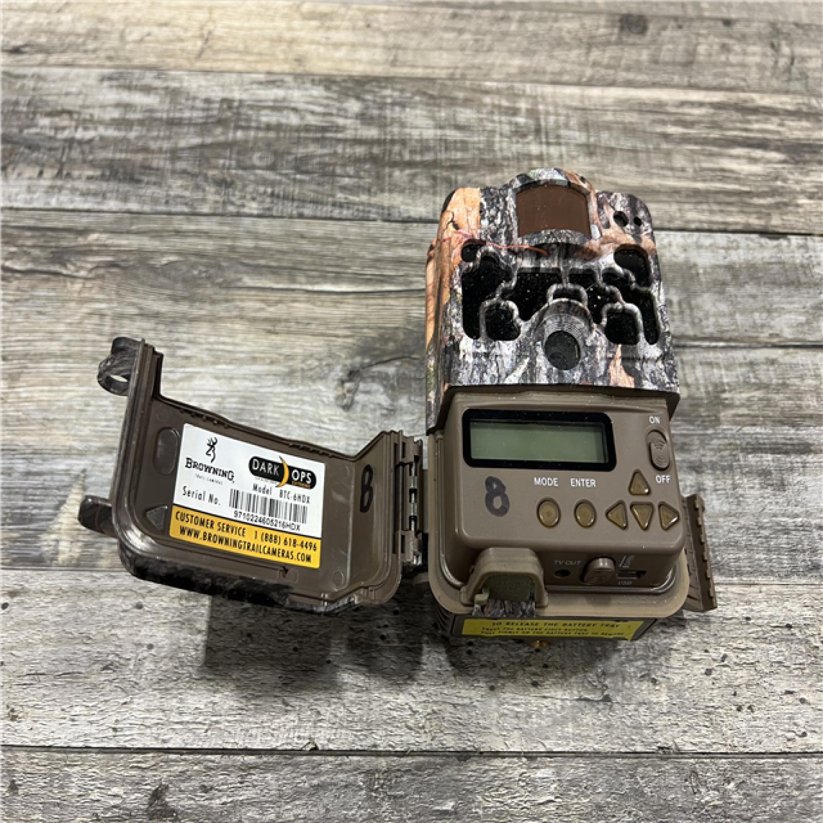 AS-IS Browning Dark Ops Extreme Trail Camera BTC 6HDX W/ 8 GB SD Card and 8AA Battery