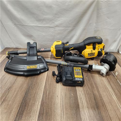 AS-IS- DEWALT FLEXVOLT 60V MAX 17 in.Cordless Powered Attachment Capable Trimmer (TOOL ONLY)