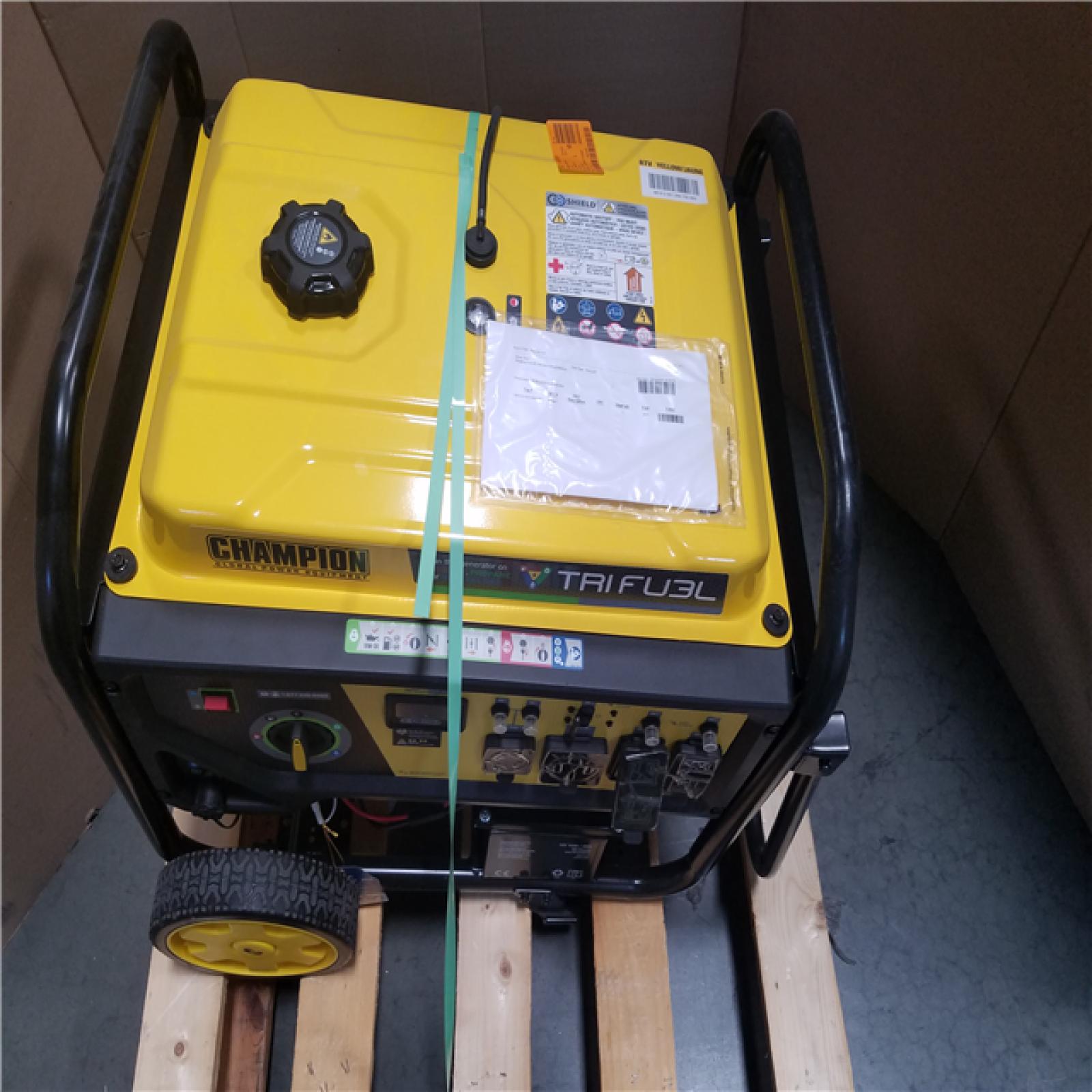 CALIFORNIA AS-IS CHAMPION TRI FUEL GENERATOR