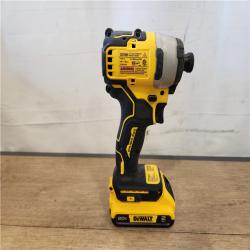 AS-IS- DEWALT ATOMIC 20V MAX* Brushless Cordless Compact 1/4 in. Impact Driver Kit