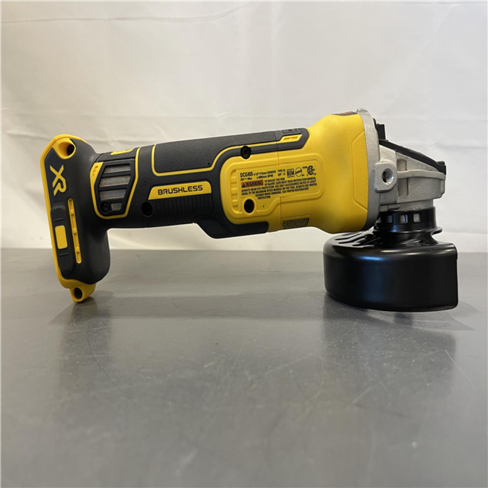 AS-IS - DeWalt 20V Max XR 4.5-Inch Slide Switch Small Angle Grinder (Tool Only)