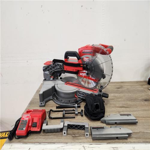 Phoenix Location NEW Milwaukee M18 FUEL 18V 10 in. Lithium-Ion Brushless Cordless Dual Bevel Sliding Compound Miter Saw Kit with One 8.0 Ah Battery