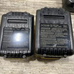 AS-IS DEWALT 20V MAX Lithium-Ion Battery Kit with 5.0Ah and 2.0Ah Battery and Charger