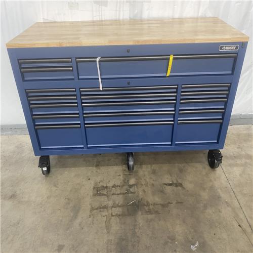 Houston Location AS-IS Husky Tool Storage 61in. W x23in D. Mobile Work Bench
