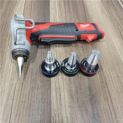 AS-IS Milwaukee M12 12-Volt Lithium-Ion Cordless PEX Expansion Tool Kit with (2) 1.5 Ah Batteries, (3) Expansion Heads and Hard Case