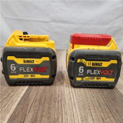 AS-IS - DEWALT FLEXVOLT 20V/60V MAX Lithium-Ion 6.0Ah Battery Pack (2 Pack)
