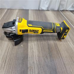 AS-IS DeWalt DCG405B 20V Max XR 4.5-Inch Slide Switch Small Angle Grinder (Tool Only)