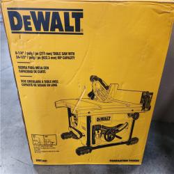 Phoenix AS-IS DEWALT 15 Amp Corded 8-1/4 in. Compact Portable Jobsite Tablesaw (Stand Not Included)