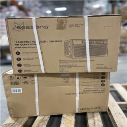 DALLAS LOCATION- SEASONS 12 000 BTU 230/208 V Window Air Conditioner With Heat for 550 Sq. Ft.(2 UNITS)