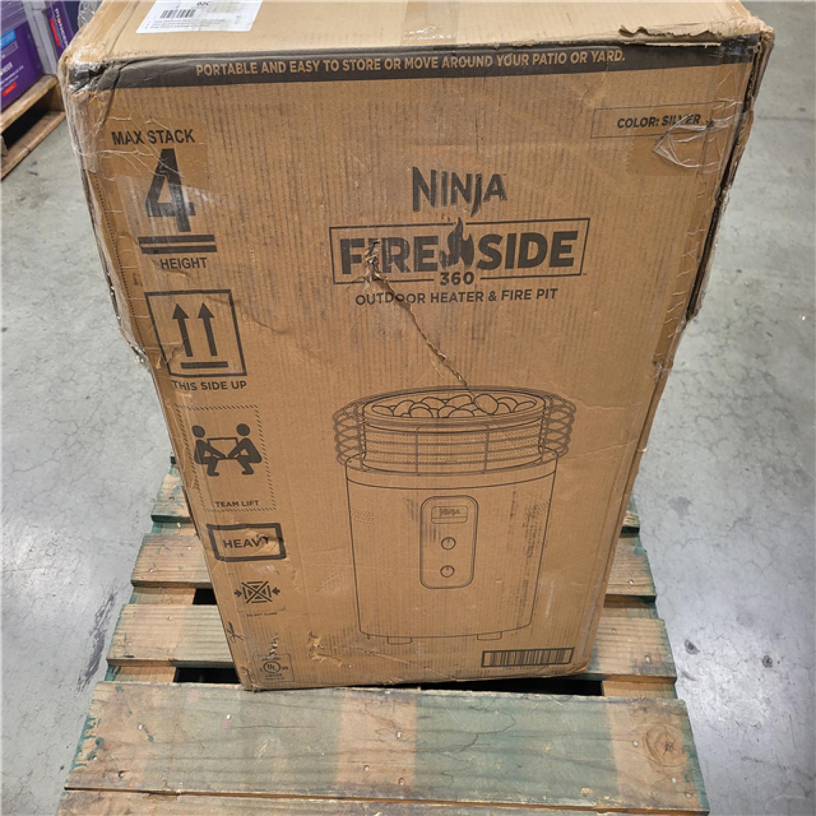 CALIFORNIA AS-IS LIKE NEW NINJA FIRESIDE 360 OUTDOOR HEATER AND FIRE PIT