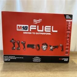 NEW! Milwaukee FUEL 18V Lithium-Ion Brushless Cordless 7-Tool Combo Kit