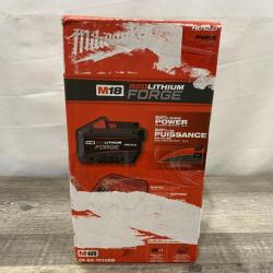 NEW - Milwaukee 18-Volt Lithium-Ion REDLITHIUM FORGE Starter Kit with 12. 0Ah Battery and Charger