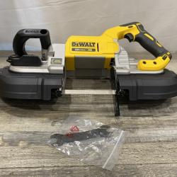AS-IS DEWALT 20-Volt MAX Lithium-Ion Cordless Brushless Deep Cut Band Saw (Tool-Only)