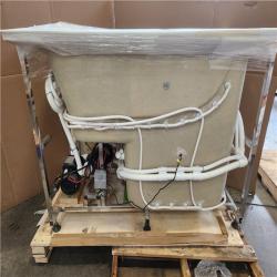 Phoenix NEW Universal Tubs Safe Premier Series 32 in. L x 60 in. W Left Side Drain Combination Jetted Bathtub in Biscuit with Fast Fill Faucet Set