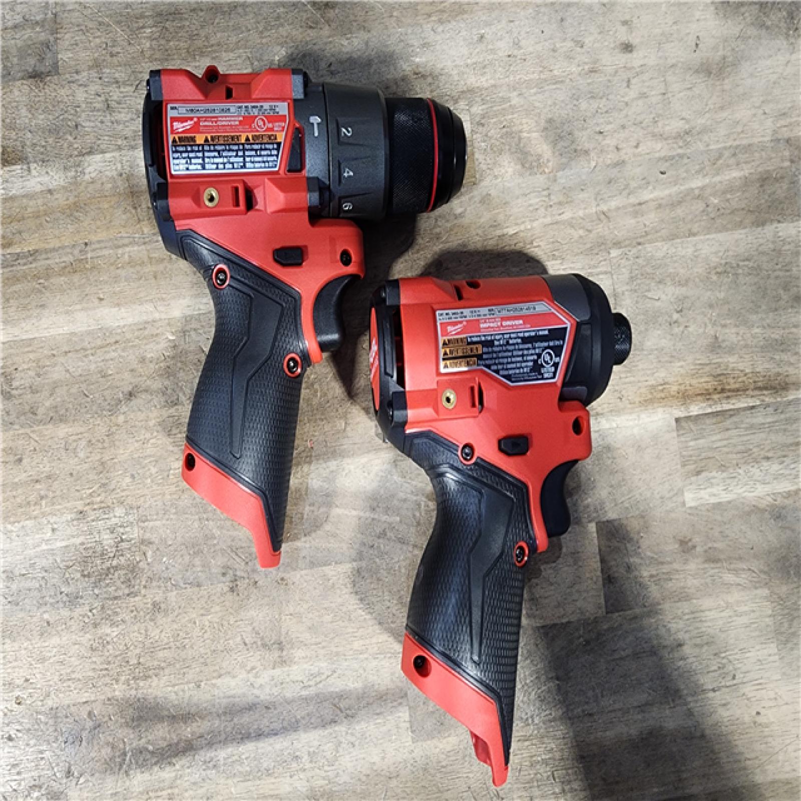 HOUSTON LOCATION - AS-IS Milwaukee 3497-22 12V Brushless Hammer Drill and Impact Driver Combo Kit