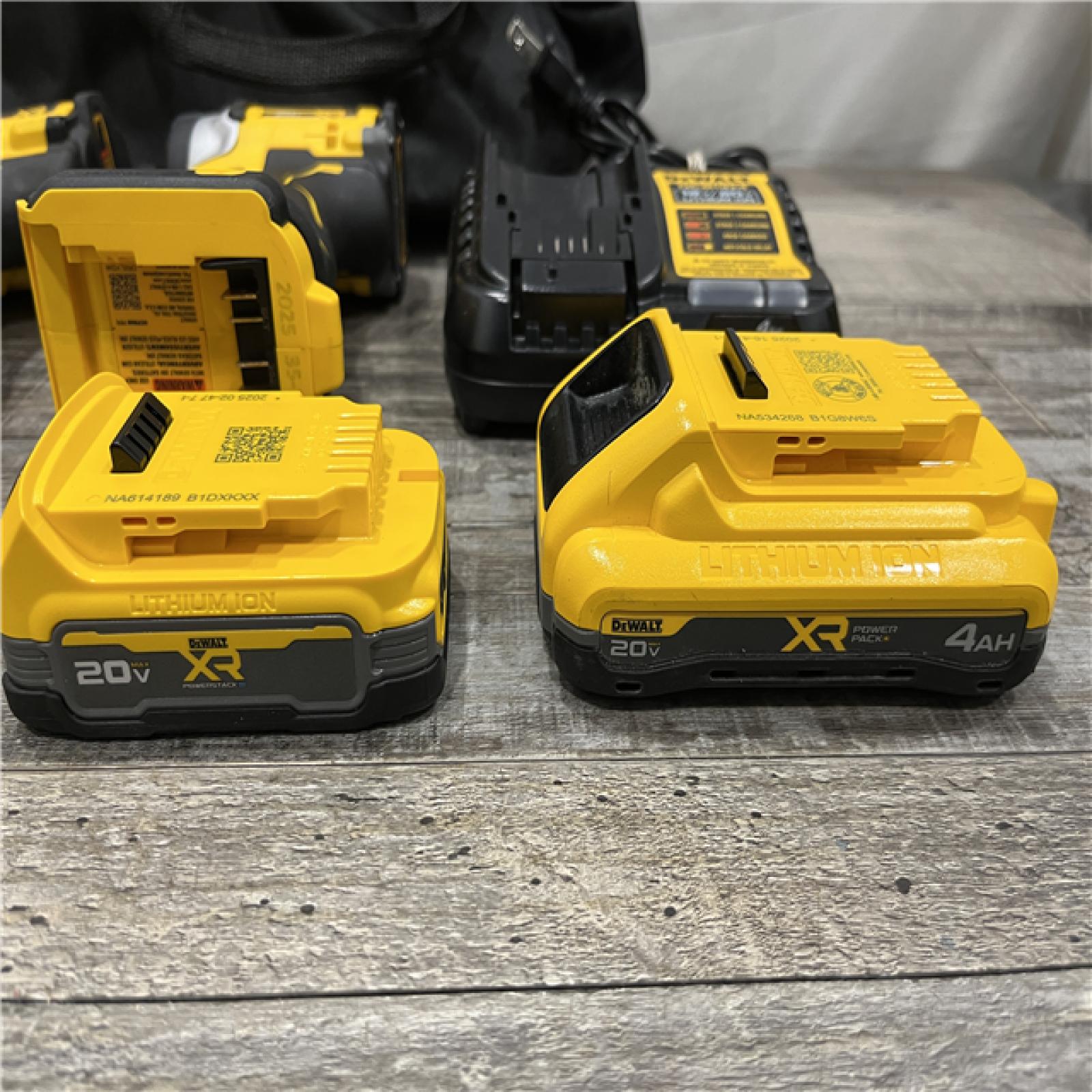 AS-IS DEWALT 20V XR Lithium-Ion Cordless 2-Tool Combo Kit