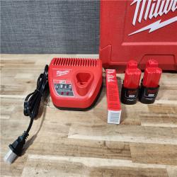 HOUSTON LOCATION - AS-IS M12 12-Volt Lithium-Ion Cordless PEX Expansion Tool Kit with (2) 1.5 Ah Batteries  (3) Expansion Heads and Hard Case
