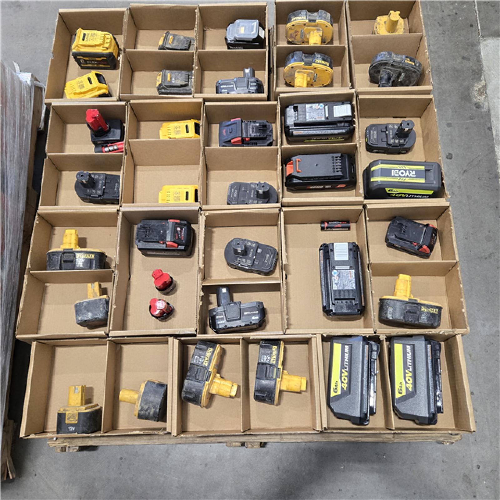 DALLAS LOCATION - AS-IS BATTERY PALLET