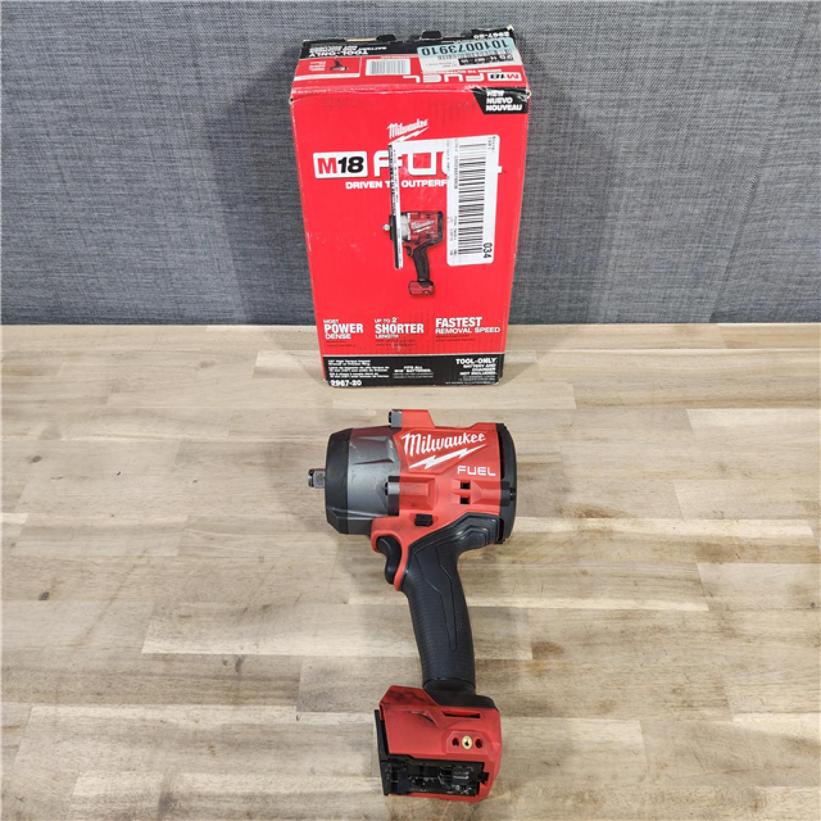 HOUSTON LOCATION - AS-IS Milwaukee M18 FUEL 18V Lithium-Ion Brushless Cordless 1/2 in. Impact Wrench with Friction Ring (Tool-Only)
