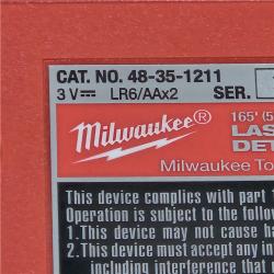 AS-IS Milwaukee Tool Laser Detector 165 Ft.