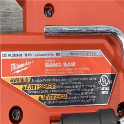 AS-IS Milwaukee FUEL 18V Lithium-Ion Brushless Cordless Compact Bandsaw (Tool-Only)
